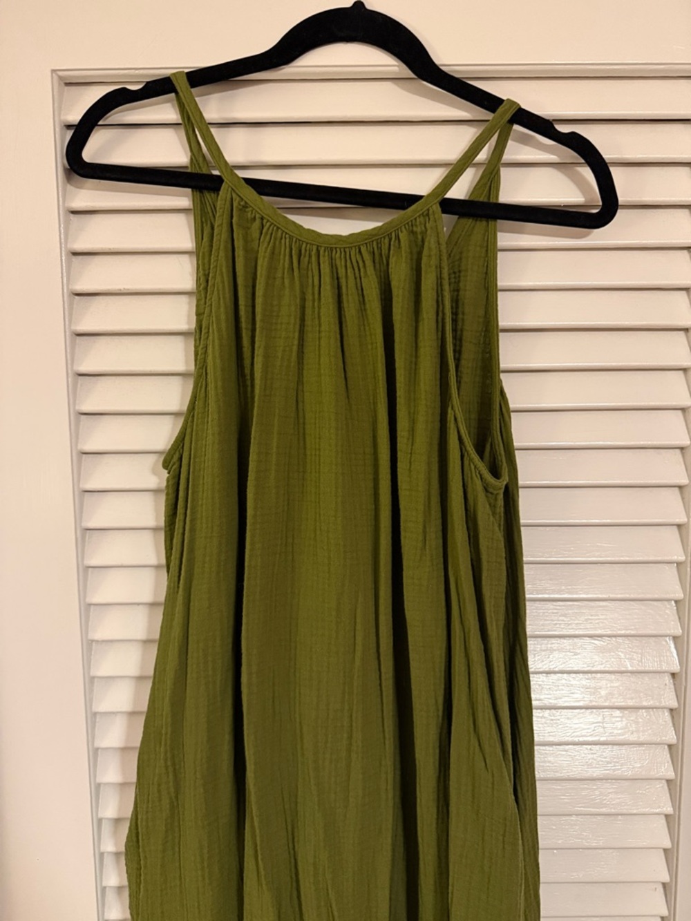 Universal Thread Olive Green Gauze Maxi Dress - Size XL